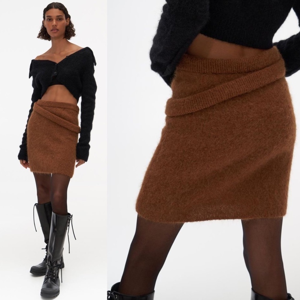 Helmut Lang Double Waistband Skirt